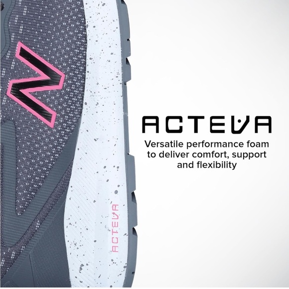 New Balance Women's Composite Toe Logic Industrial Boot, Grey/Pink, 7.5 - Picture 3 of 5